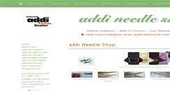 Desktop Screenshot of addineedleshop.com